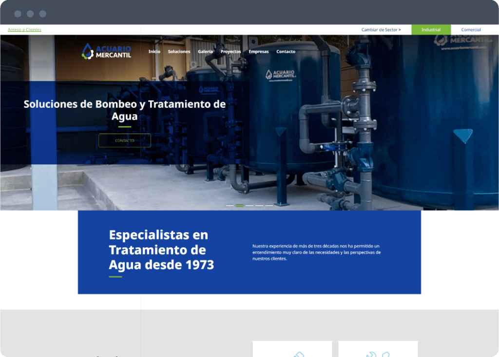 Acuario Mercantil Website