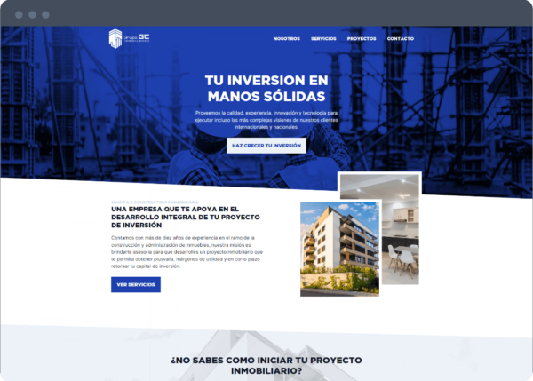 Constructora Grupo GC Website